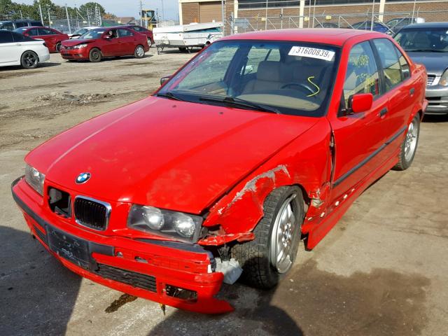 WBACD4323WAV60150 - 1998 BMW 328 I AUTO RED photo 2