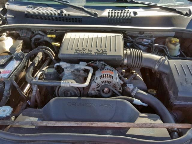 1J8GX58N33C532524 - 2003 JEEP GRAND CHER GRAY photo 7