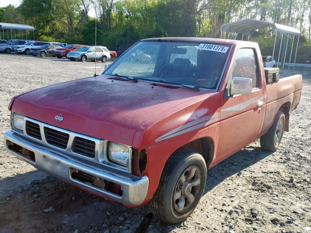 1N6SD11S0TC331650 - 1996 NISSAN TRUCK BASE RED photo 2