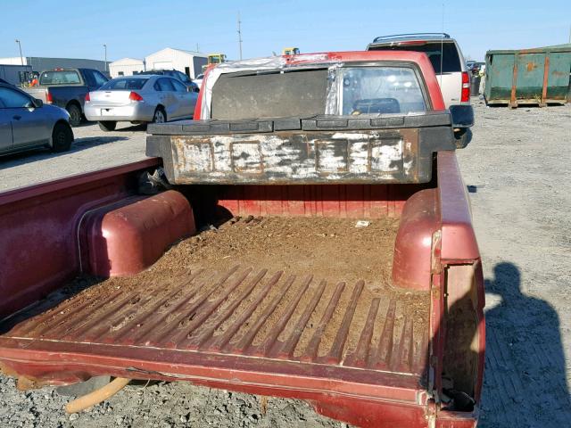 1N6SD11S0TC331650 - 1996 NISSAN TRUCK BASE RED photo 6