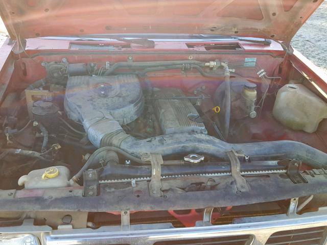 1N6SD11S0TC331650 - 1996 NISSAN TRUCK BASE RED photo 7