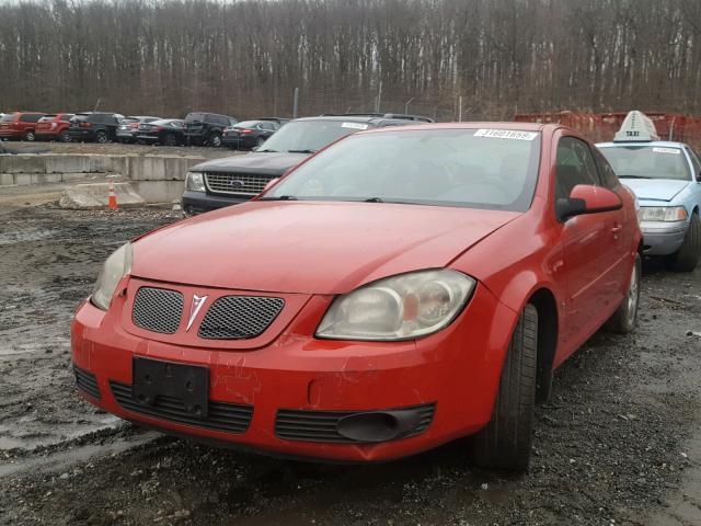 1G2AL15F477281742 - 2007 PONTIAC G5 RED photo 2