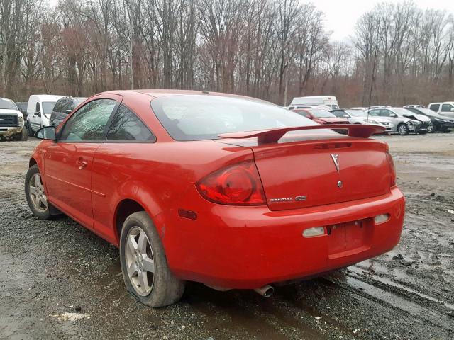 1G2AL15F477281742 - 2007 PONTIAC G5 RED photo 3