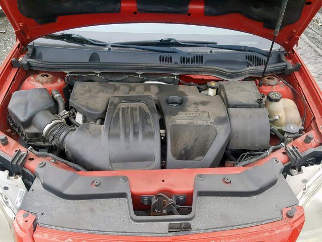 1G2AL15F477281742 - 2007 PONTIAC G5 RED photo 7