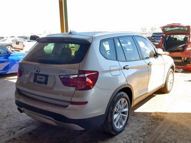 5UXWZ7C51H0U45146 - 2017 BMW X3 SDRIVE2 GOLD photo 4