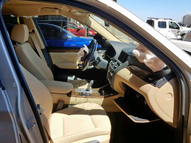 5UXWZ7C51H0U45146 - 2017 BMW X3 SDRIVE2 GOLD photo 5