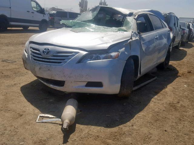 4T1BE46K57U674556 - 2007 TOYOTA CAMRY NEW SILVER photo 2