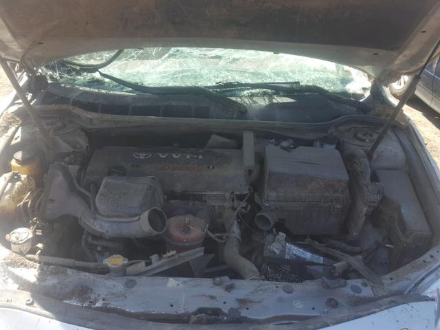 4T1BE46K57U674556 - 2007 TOYOTA CAMRY NEW SILVER photo 7