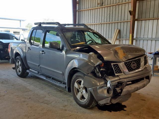 1N6AD07W75C428797 - 2005 NISSAN FRONTIER C GRAY photo 1