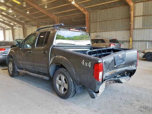 1N6AD07W75C428797 - 2005 NISSAN FRONTIER C GRAY photo 3