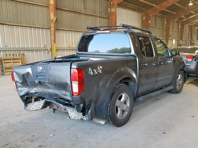 1N6AD07W75C428797 - 2005 NISSAN FRONTIER C GRAY photo 4