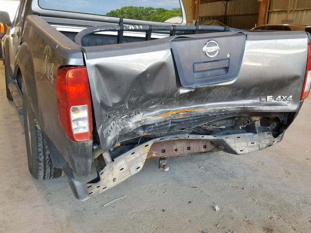 1N6AD07W75C428797 - 2005 NISSAN FRONTIER C GRAY photo 9