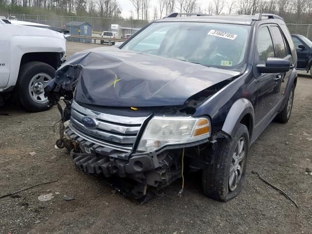 1FMDK02W29GA01048 - 2009 FORD TAURUS X S BLACK photo 2