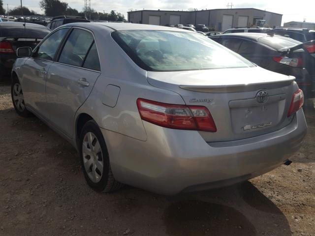 4T1BE46K67U599222 - 2007 TOYOTA CAMRY NEW SILVER photo 3