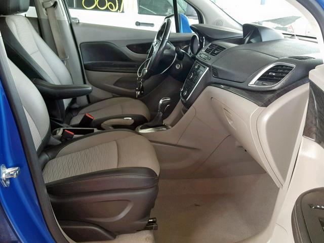 KL4CJASB7FB234710 - 2015 BUICK ENCORE BLUE photo 5