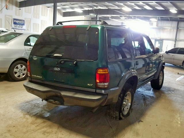 1FMZU34E5XZB96585 - 1999 FORD EXPLORER GREEN photo 4