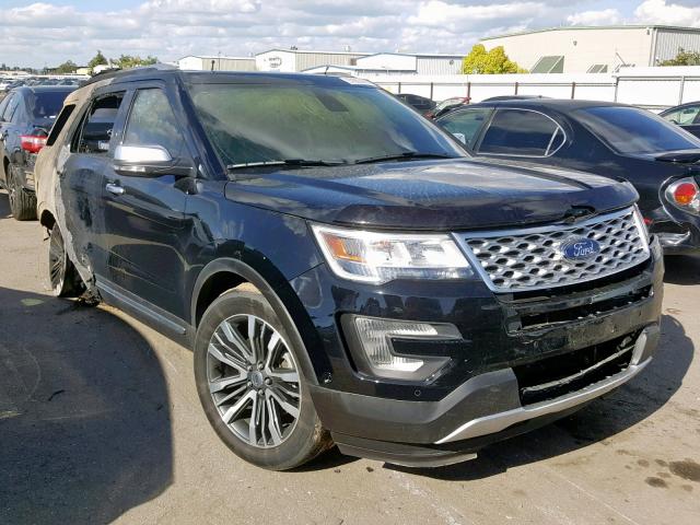 1FM5K8HTXHGD21927 - 2017 FORD EXPLORER P BURN photo 1