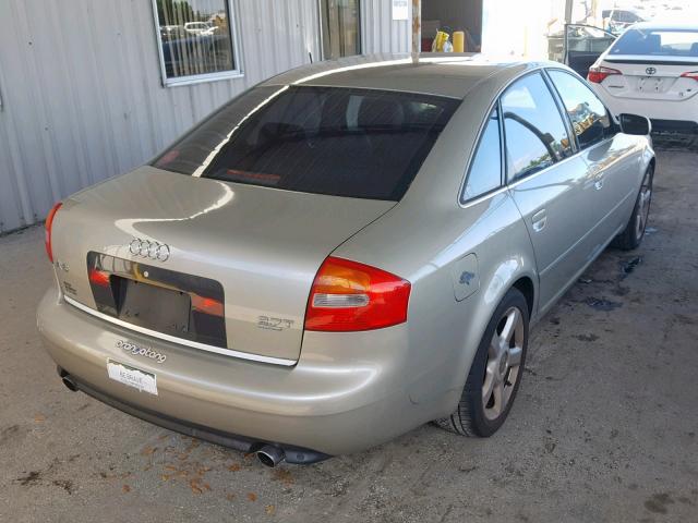 WAULD64B73N045215 - 2003 AUDI A6 2.7T QU TAN photo 4