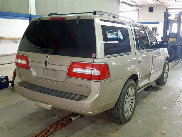 5LMFU28507LJ16925 - 2007 LINCOLN NAVIGATOR 金色 照片 4