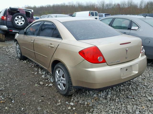 1G2ZF57B284176227 - 2008 PONTIAC G6 VALUE L GOLD photo 3