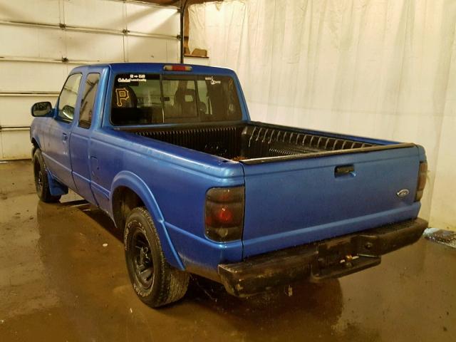 1FTYR14VXXTA49185 - 1999 FORD RANGER XL BLUE photo 3