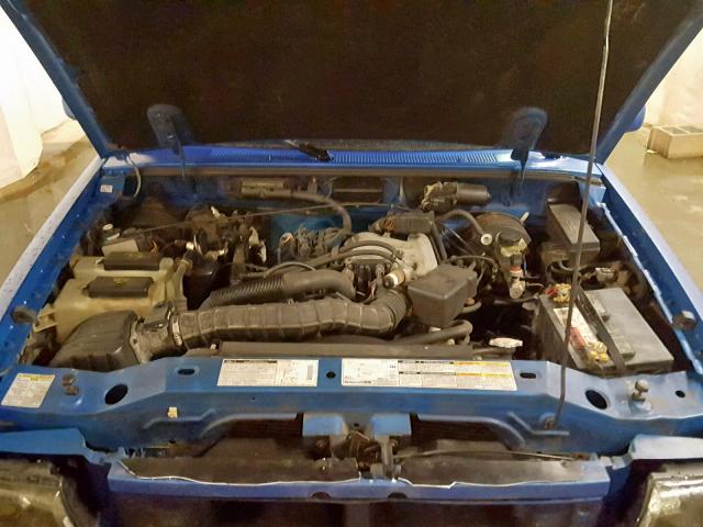 1FTYR14VXXTA49185 - 1999 FORD RANGER XL BLUE photo 7