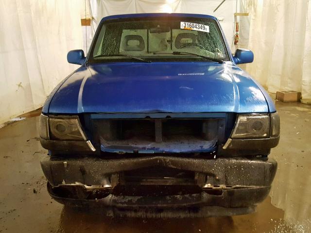 1FTYR14VXXTA49185 - 1999 FORD RANGER XL BLUE photo 9