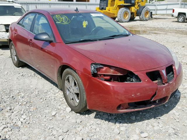 1G2ZH57N984213245 - 2008 PONTIAC G6 GT MAROON photo 1