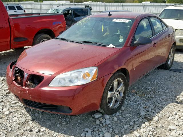 1G2ZH57N984213245 - 2008 PONTIAC G6 GT MAROON photo 2