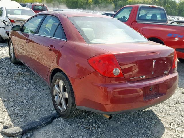 1G2ZH57N984213245 - 2008 PONTIAC G6 GT MAROON photo 3