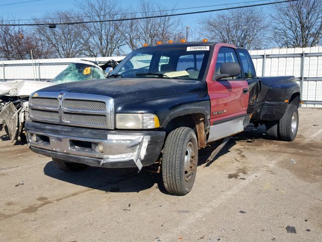 3B7MC33W3TM148333 - 1996 DODGE RAM 3500 BLUE photo 2