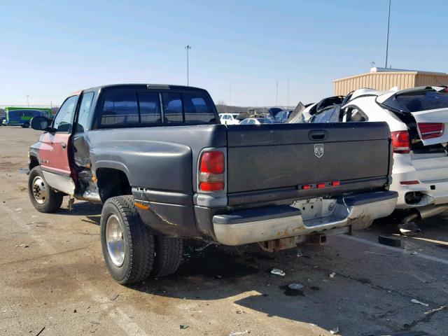 3B7MC33W3TM148333 - 1996 DODGE RAM 3500 BLUE photo 3