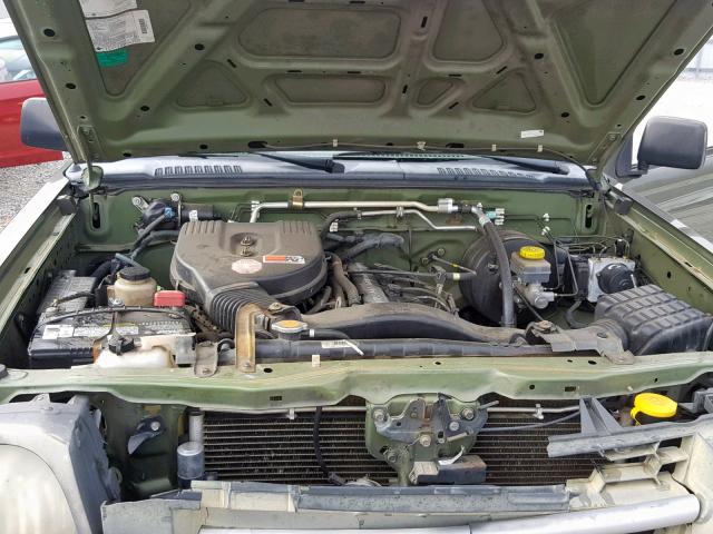 5N1DD28T94C665351 - 2004 NISSAN XTERRA XE GREEN photo 7