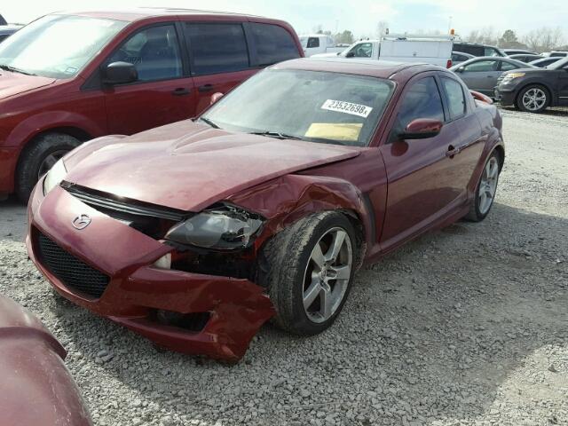 JM1FE17N850154644 - 2005 MAZDA RX8 RED photo 2