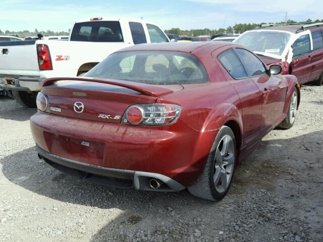 JM1FE17N850154644 - 2005 MAZDA RX8 RED photo 4