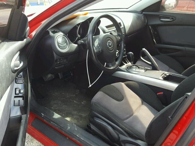 JM1FE17N850154644 - 2005 MAZDA RX8 RED photo 9