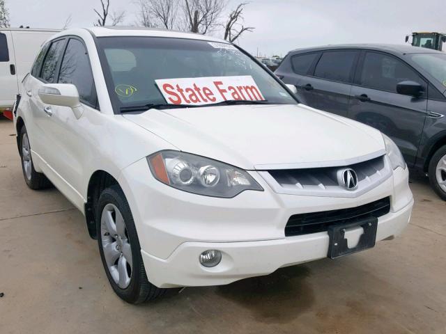 5J8TB18248A015594 - 2008 ACURA RDX WHITE photo 1