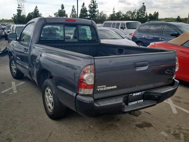 5TENX22N09Z643760 - 2009 TOYOTA TACOMA GRAY photo 3