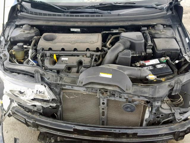 KNAFU4A26C5472746 - 2012 KIA FORTE EX BLACK photo 7