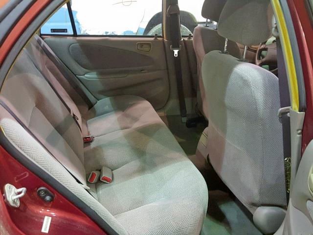 1Y1SK52811Z431474 - 2001 CHEVROLET GEO PRIZM 红色 照片 6