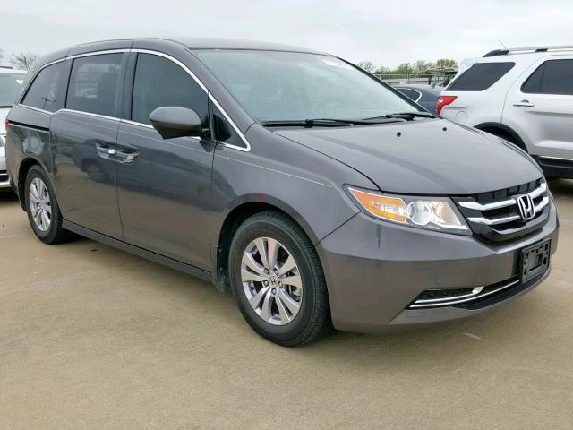 5FNRL5H36HB001774 - 2017 HONDA ODYSSEY SE GRAY photo 1