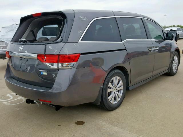 5FNRL5H36HB001774 - 2017 HONDA ODYSSEY SE GRAY photo 4