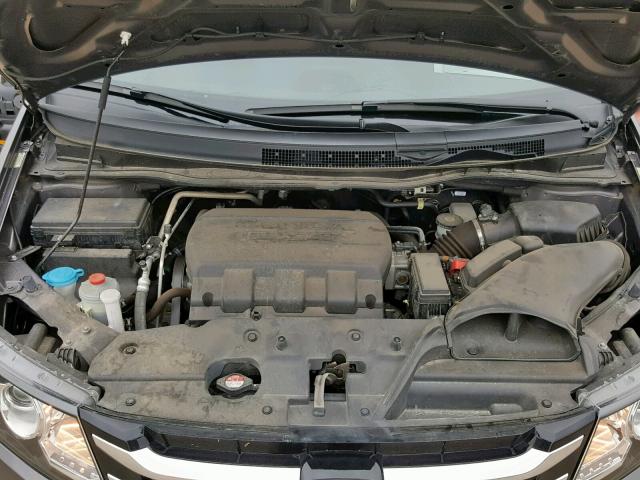 5FNRL5H36HB001774 - 2017 HONDA ODYSSEY SE GRAY photo 7