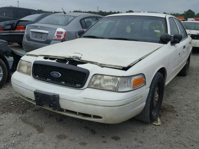 2FAHP71V49X126576 - 2009 FORD CROWN VICT WHITE photo 2