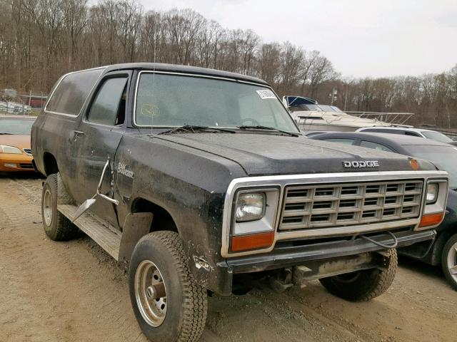 1B4HW12TXDS470994 - 1983 DODGE RAMCHARGER BLACK photo 9