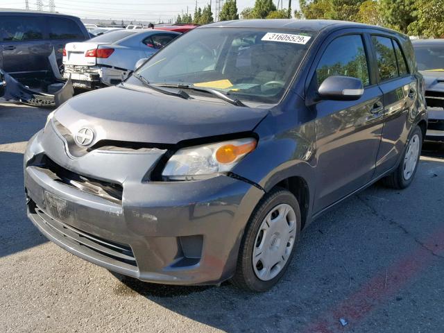 JTKKU4B46C1019714 - 2012 TOYOTA SCION XD GRAY photo 2