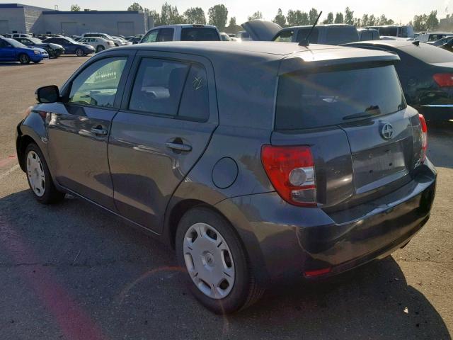 JTKKU4B46C1019714 - 2012 TOYOTA SCION XD GRAY photo 3