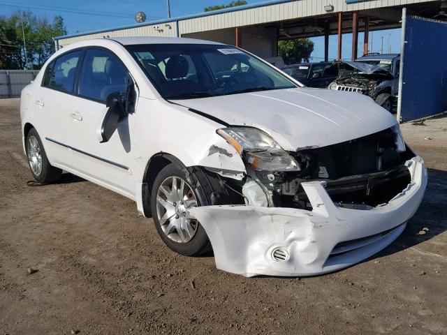 3N1AB6AP5CL731952 - 2012 NISSAN SENTRA 2.0 WHITE photo 1