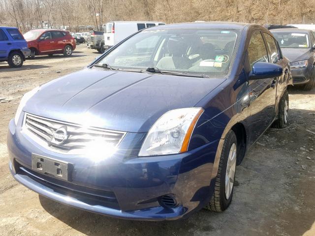 3N1AB6AP5AL654139 - 2010 NISSAN SENTRA 2.0 BLUE photo 2