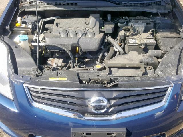 3N1AB6AP5AL654139 - 2010 NISSAN SENTRA 2.0 BLUE photo 7